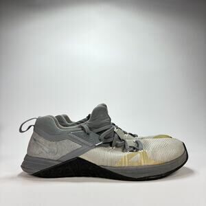 Nike Metcon Flyknit 3 Cool Grey Athletic Sneakers Shoes AQ8022-002 Men's Size 10